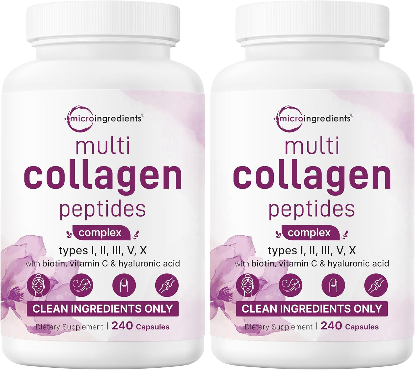 2-Pack | Micro Ingredients Multi Collagen Complex, 240 Capsules My Store