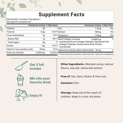 Micro Ingredients Multi Collagen Peptides Powder My Store